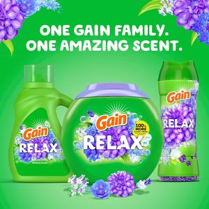 Perles de parfum pour le linge Gain In-Wash, Relax, 24 oz - Product Image 2