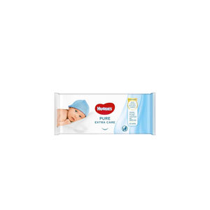 Les lingettes Huggies Pure 56s offrent une texture douce et épaisse pour nettoyer efficacement d'un seul coup - Product Image 4