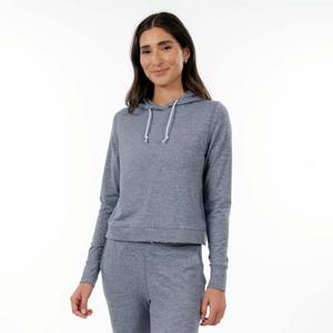 Sudadera con capucha de rendimiento para mujer que absorbe la humedad, transpirable y ligera para correr, gimnasio y fitness - Product Image 3