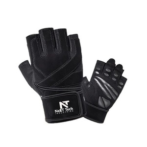 Gants de fitness haltérophilie respirants pour entraînement Service OEM Gants de musculation en cuir synthétique sur mesure - Product Image 2