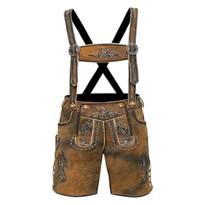 Short bavarois unisexe avec belle broderie Style décontracté Matériau de haute qualité Léger Prix bon marché pour hommes et garçons - Product Image 1