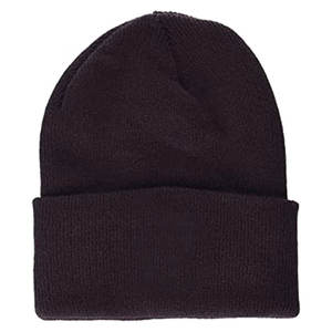 <b>Black</b> Custom Unisex Beanie Winter Beanies Knitted Hat - Product Image 5