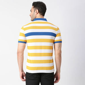 Polo personalizado de 25 poliéster y algodón con logotipo de sublimación para hombre, camiseta Polo de Golf con estampado de uniforme de rendimiento empresarial - Product Image 2