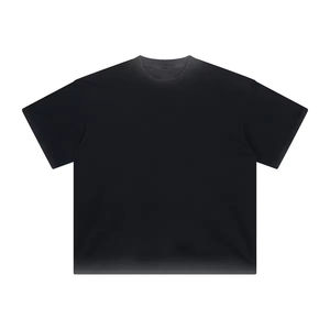 เสื้อยืดโอเวอร์ไซส์คอกลม แขนเสื้อแบบดรอปโชว์เดอร์ ผ้าคอตตอน 100% แห้งเร็ว พิมพ์โลโก้ด้านหน้า สไตล์สตรีทแวร์ คุณภาพสูง รับทำโลโก้ตามสั่ง - Product Image 3