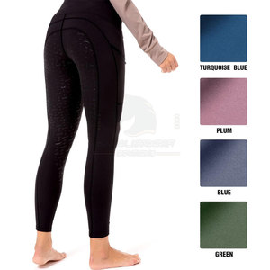 High Quality Women Equestrian Breeches Full Seat Skinny Fit Silicone <b>Pocket</b> Training Horse Riding Tights 4 way Stretch Jodhpurs - Product Image 5
