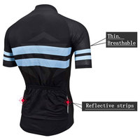 Conjuntos de Jersey de Ciclismo para Hombre al por Mayor, Súper Ligeros, 140g, Transpirables, de Secado Rápido, 100% Poliéster, de Alta Calidad, Personalizados