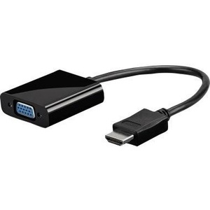 Adaptateur Goobay HDMI mâle vers VGA femelle avec câble jack 3,5 mm noir - Product Image 1