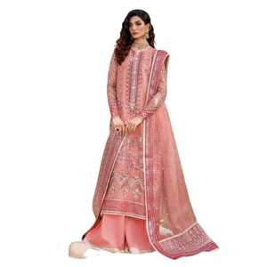 Heavy Kurti Lehenga Choli Indian Style <b>Dress</b> for <b>Wedding</b> Green Velvet Embroidery Bridal Lehenga With Peplum Blouse - Product Image 1