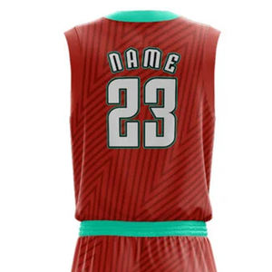 Uniforme de baloncesto para hombre de calidad superior último estilo tarifa barata Uniforme de baloncesto ligero Totalmente personalizado con hecho a medida - Product Image 6