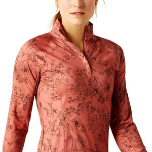 OEM Venta al por mayor Mujeres Quick Dry Baselayer Sun Shirt Fall Horse Riding Shirt Ropa ecuestre - Product Image 3