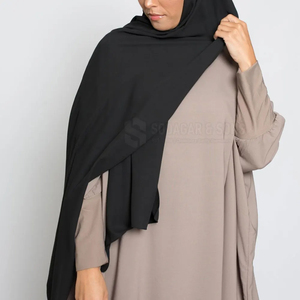 Premium Modest Women <b>Abaya</b> Dress Beaded Anti-static Breathable Cotton Polyester Blend Islamic Maxi Dubai Style <b>Wedding</b> Casual - Product Image 5