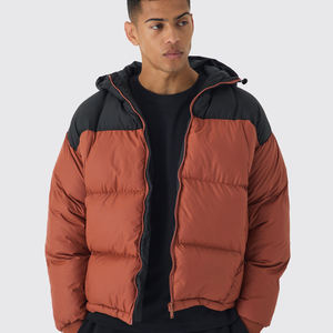Venta al por mayor último diseño de alta calidad de los hombres de invierno Puffer a prueba de viento impermeable abajo personalizado burbuja chaquetas de los hombres - Product Image 1