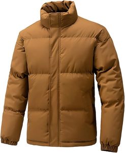 Veste matelassée chaude pour homme, manteaux d'hiver, veste isolée (sans capuche) - Product Image 5