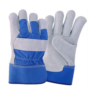 Guantes DE TRABAJO baratos de fábrica, novedad de 2024, guantes de trabajo de seguridad de alta protección Premium, guantes de cuero de vaca - Product Image 3