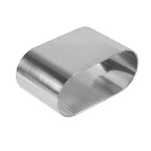 Rond de serviette en aluminium Forme et taille uniques Parfait pour la décoration de table personnalisée Idéal pour toute occasion Style de salle à manger élégant - Product Image 1