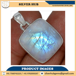 Bijoux pendentif pierre de lune arc-en-ciel en argent Sterling 925 le plus cool à vendre au meilleur prix - Product Image 2