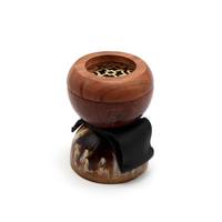 Quemador de incienso de madera con forma de coriandra, soporte para perfume, fragancia aromática, carbón, sándalo, incienso tibetano