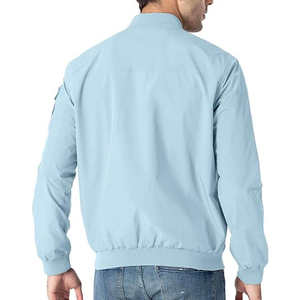 Blouson Bomber Homme en Polyester/Coton, Style Moderne, Col Montant, Imperméable, Style Urbain, pour l'Automne, Vente en Gros - Product Image 2