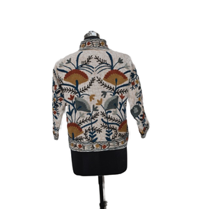 Veste Coton TNT SUZANI Brodée Manteau Femme Respirant Doublure Coton Motif Floral Casual Hiver - Product Image 6