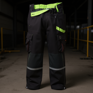 Terrax Workwear softshellhose สติกเกอร์สะท้อนแสง Gr.52โปรโมชั่น & ไฟ schwarz/limette terax - Product Image 3