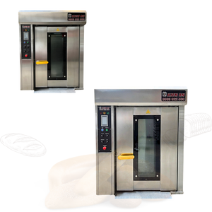 Wholesale Price Oven for Baking Bread <b>8</b> Trays Motor 1Hp Bakery Equipment Altuntop Trolley Rotary Oven Vietnam Factory - Product Image 1