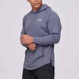 High Quality Men Winter Lightweight Sportswear Tech <b>Fleece</b> Breathable Customizable Pullover Hoodie for <b>Running</b> and Jogging - Product Image 1