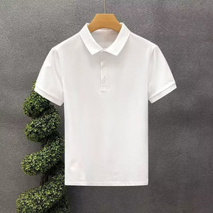 Polo de manga corta con solapa personalizado OEM para hombre, camisa informal de verano 2024, camisa transpirable de moda sencilla de manga corta de alta calidad - Product Image 1
