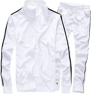 2-in-1 Breathable 100% Cotton Tracksuit Set Solid Design with Front Logo Printed Techniques for Spring Season - Product Image 4
