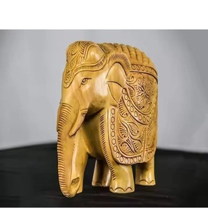 ของที่ระลึกสำหรับตกแต่งบ้านหรือสำนักงานทำจากไม้แกะสลักด้วยมือทำจากไม้สไตล์อินเดีย - Product Image 4