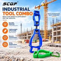 Clip de ceinture de sécurité pour gants de travail SCQP, lot de 2, logo OEM personnalisé, couleur au choix, pour travaux industriels