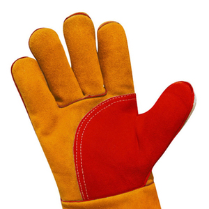 Gants de soudage sur mesure à bas prix à séchage rapide Gants de travail d'hiver avec cuir de vache fendu - Product Image 2
