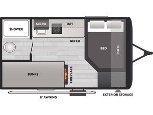 Remolque Teardrop Expandible, Ligero y Plegable, Impermeable, para 4 Personas, Ideal para Viajes y Campamentos, a Buen Precio - Product Image 5
