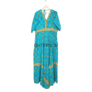 Elegante Vestido Midi Vintage con Cuello Redondo y Botones de Cristal, Estilo Oficina para Mujer, con Bolsillos y Borlas - Product Image 5