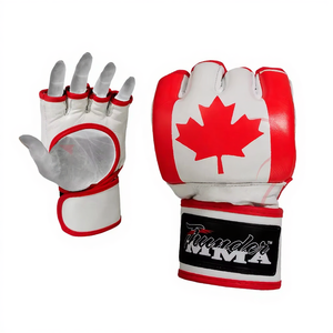 Professional High Quality Cowhide Leather Half Finger <b>Open</b> Palm Mma Gloves OEM Manufacturers Of Boxing Gloves In Pakistan - Product Image 1