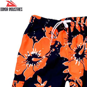 กางเกงขาสั้นผ้าแคนวาสพิมพ์ลายซับลิเมชั่นลำลองสำหรับผู้ชาย คุณภาพสูง เอวยางยืด ระบายอากาศได้ดี มีกระเป๋า เชือกผูกเอว หลายแบบ ดีไซน์สั่งทำได้ - Product Image 5