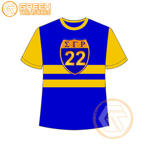 Vente en gros de t-shirt Sigma Gamma Rho pour femmes vêtements de sororité jersey de coton t-shirt respirant de haute qualité vêtements grecs pour femmes - Product Image 4