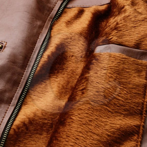 Veste en cuir confortable de grande taille Nouveau design Veste d'hiver en cuir Veste en cuir sur mesure - Product Image 6