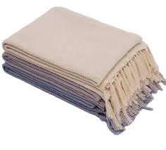 Manta Raschel de lana de lujo de calidad superior estilo japonés en espiga uso en las cuatro estaciones patrón sólido hecho en La India - Product Image 3