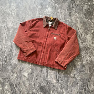 Vestes pour hommes, vestes pour hommes, veste pour homme Personnalisable Veste en toile pour hommes avec col en velours côtelé et doublé Style vintage - Product Image 6