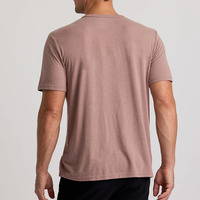 T-shirt personnalisé unisexe graphique surdimensionné noir uni en coton 230 g/m² T-shirt manches courtes femme homme avec poche avant