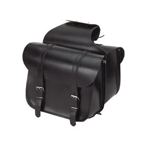 Ensemble de sacoches de moto en cuir HMB-4017A Sac de voyage droit avec goujons Sac de réservoir d'occasion en aluminium - Product Image 2