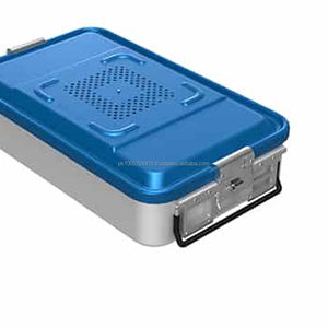 Conteneur de stérilisation pour instruments médicaux en acier inoxydable, durable, certifié CE, certifié ISO13485, pour usage hospitalier, manuel - Product Image 4