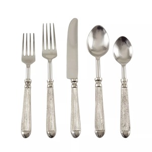 Wholesale Royal European Design Stylish Silver <b>Cutlery</b> Weddings Parties Tableware High Quality Stainless Steel Flatware <b>Set</b> - Product Image 3