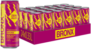 Boisson énergisante Bronx Pomegranate sans alcool en canette de 0,33 L - Product Image 2