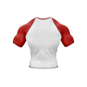 Best Quality Adults <b>Men</b> Sublimation <b>Rash</b> <b>Guards</b> Short Sleeve Crew Neck Slim Fit <b>Men</b> Fighting Training <b>Rash</b> <b>Guards</b> - Product Image 6