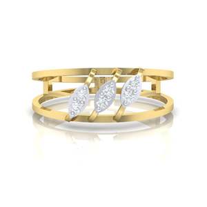Anillos de Oro Certificado con Diamantes Simulados de 14K, Forma de Pera, 0.07ct, Multitono, Multicolor, Juego de 6 Piezas con Incrustaciones de Rodio - Product Image 6
