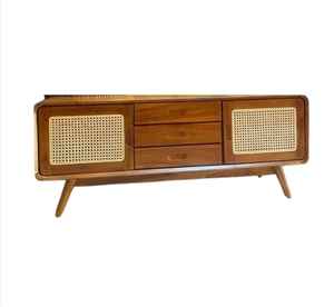 Armoire à tiroirs en rotin - Product Image 3