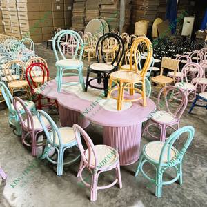 Modern Charming Rattan <b>Kid's</b> Chair Comfortable Stylish Seating Solution for Indoor Outdoor <b>Parties</b> Bedrooms Living Rooms Kitchen - Product Image 6