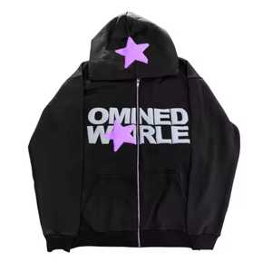 2025 New Arrival Customized <b>Screen</b> And Puff Printing Acid Wash Cotton French Terry Top Quality Men Streetwear Hoodies 500 GSM - Product Image 4