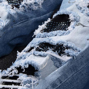 Venta Directa de Fábrica: Pantalones Vaqueros para Hombre, Estilo Casual, Ajustados, Elásticos, Estilo Urbano, Tallas Grandes - Product Image 5